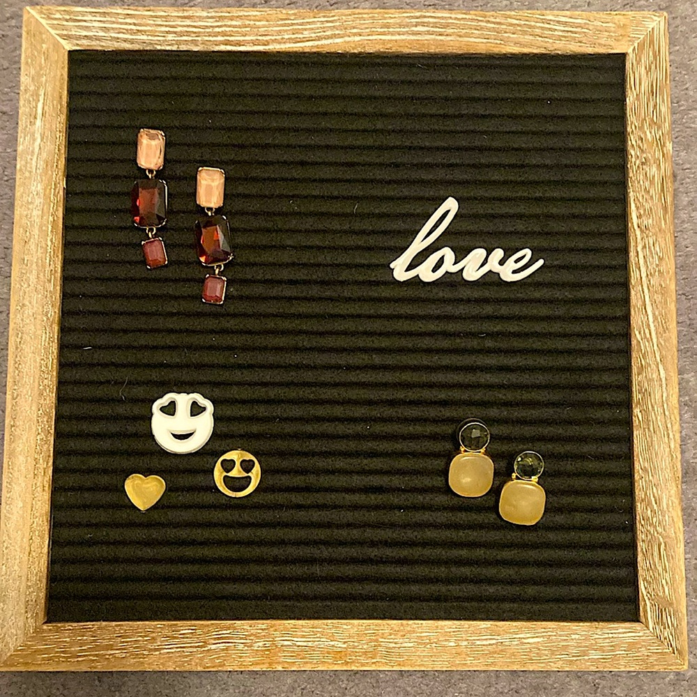Olive & Piper Faux Gemstone Earrings 2-Pack ✨
